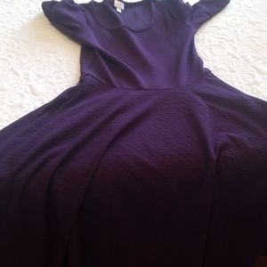 Lularoe royal purple dress size L